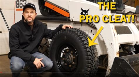 pro cleat skid steer snow tires|[NEW PRODUCT] Pro Cleat Skid Steer Snow Tires .